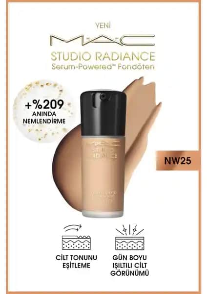 MAC Studio Radiance Serum-Powered Fondöten: Işıltılı ve Doğal Bir Cilt İçin Yenilikçi Seçenek