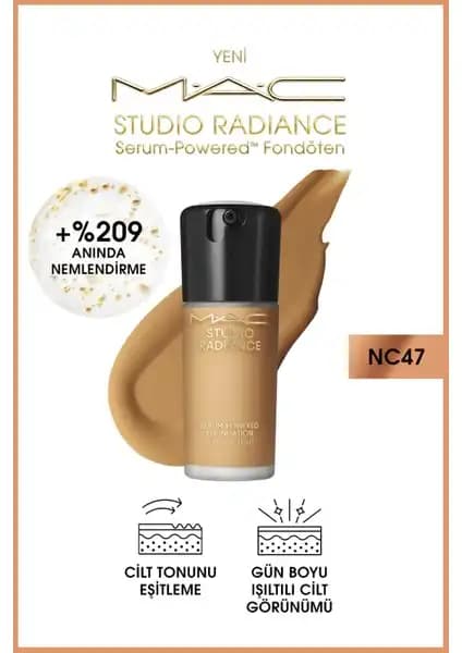 MAC Studio Radiance Serum-Powered Fondöten: Işıltılı ve Sağlıklı Cilt İçin En İyi Seçenekler