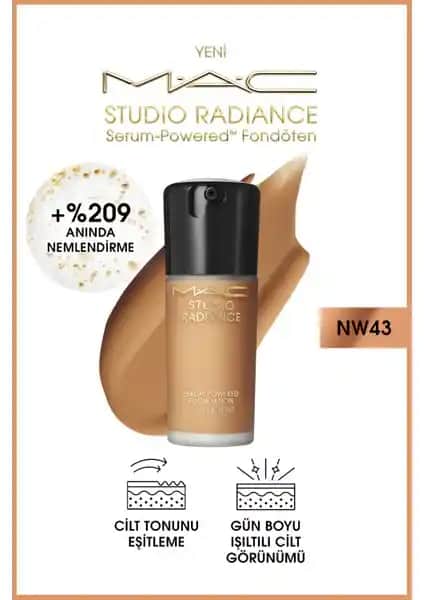 MAC Studio Radiance Serum-Powered Fondöten: Işıltılı ve Sağlıklı Cilt İçin Yenilikçi Seçenek