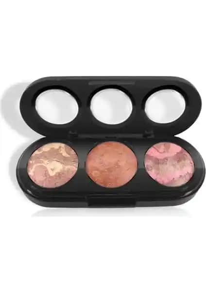 Makeuptime 3'lü Terracotta Pudra Allık ile Doğal ve Parlak Makyaj Yapanların Tercihi