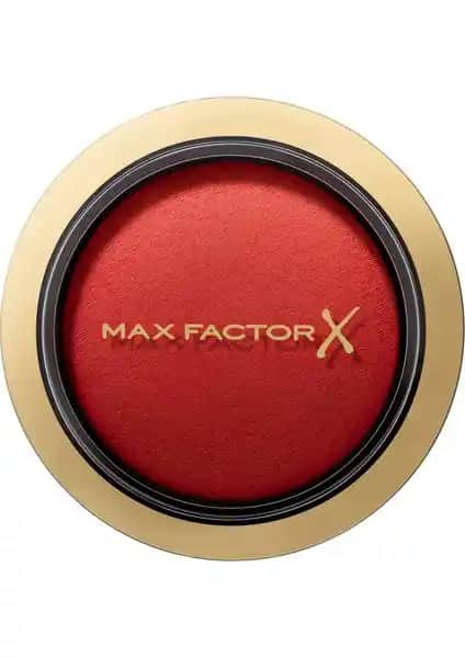 Max Factor Crème Puff Allık Cheeky Coral 35 doğal ve kalıcı mat makyaj ürünü