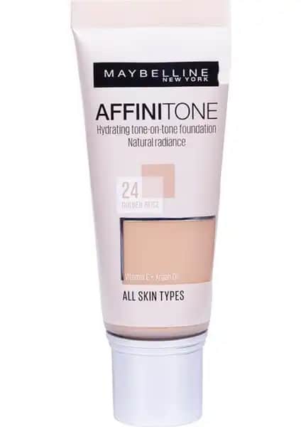 Maybelline Affinitone Fondöten 24 Golden Beige: Doğal ve Kalıcı Cilt Uyumunu Sağlayan Makyaj Ürünü