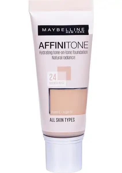 Maybelline Affinitone Fondöten 24 Golden Beige: Doğal ve Kalıcı Cilt Uyumunu Sağlayan Makyaj Ürünü