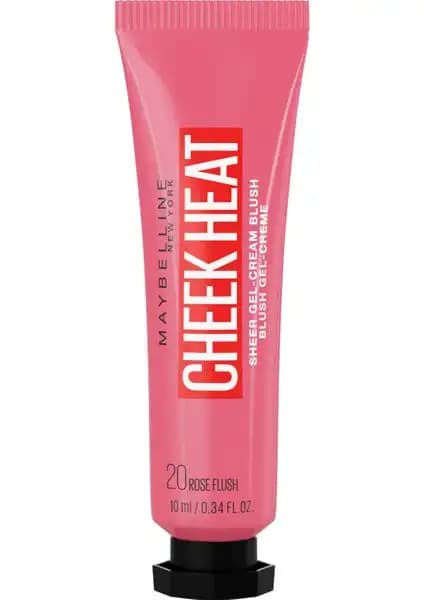 Maybelline Cheek Heat Likit Allık: Doğal ve Hafif Görünüm Sağlayan Pembe Tonlar