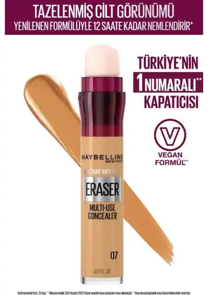 Maybelline New York Anti Age Kapatıcı 07 Sand Yüksek Kapatıcılık ve Doğal Durum