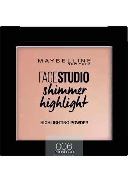 Maybelline New York Face Studio Shimmer Highlight -006 doğal ışıltı ve parlaklık sağlayan aydınlatıcı