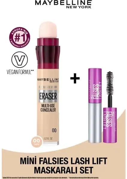 Maybelline New York Makyaj Seti: Kapatıcı ve Maskara ile Doğal Güzelliği Vurgula