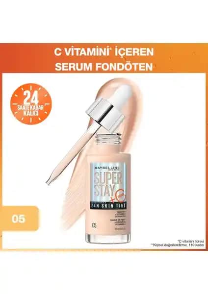 Maybelline New York Super Stay Skin Tint Fondöten: Doğal ve Sağlıklı Cilt Görünümü Sağlayan Ürün