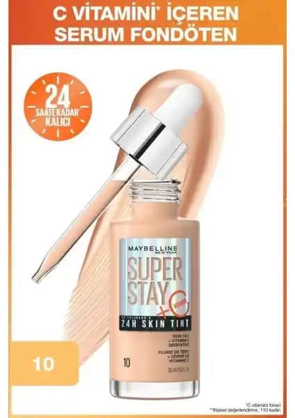 Maybelline New York Super Stay Skin Tint Fondöten: Hafif ve Doğal Makyaj için İdeal Tercih