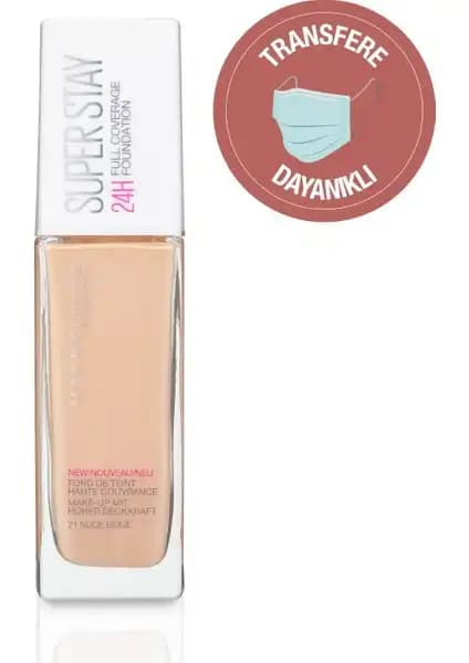 Maybelline Superstay 24H Fondöten: Uzun Süreli Kapatıcılık ve Doğal Görünüm