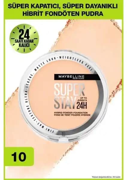 Maybelline Superstay Hibrit Pudra-Fondöten: Uzun Süre Kalıcı ve Mat Görünüm Sağlayan Makyaj Ürünü
