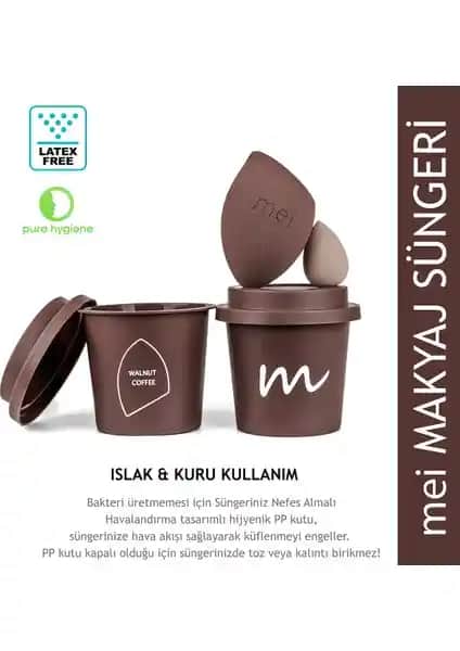 Mei Coffee Cup Hijyenik Makyaj Süngeri İncelemesi: Yumuşak ve Çok Yönlü Kullanım Özellikleri