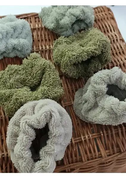 Meşeli Tekstil Süper Soft Havlu Yaka Bileklikleri Pratik ve Hijyenik Cilt Bakım Aleti