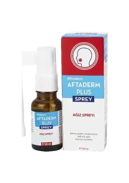 Miraderm Aftaderm Plus Sprey ile Ağız Yarası ve Tahrişlere Doğal Çözüm