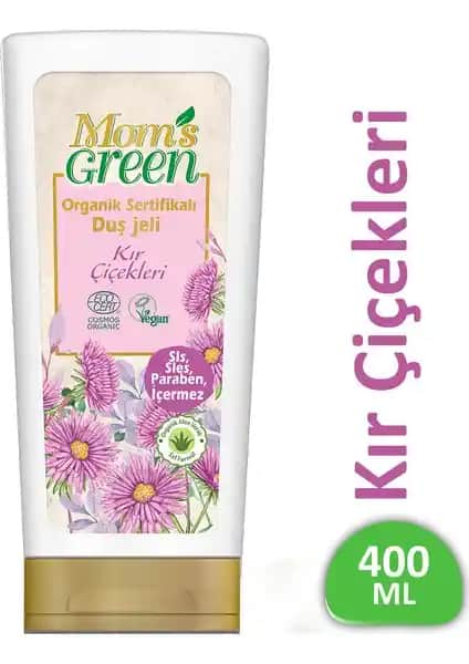 Mom's Green Duş Jeli Kır Çiçekleri - Organik ve Doğal Temizlik Ürünü
