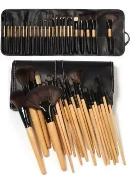 MUJGAN 24'lü Bambu Saplı Deri Çantalı Profesyonel Makyaj Fırça Seti Özellikleri ve Kullanım İpuçları
