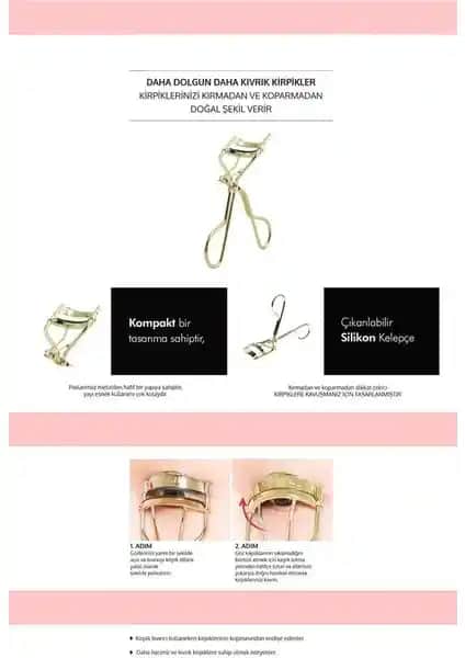 MUJGAN Gold Kirpik Kıvırma Makası: Doğal ve Uzun Süreli Kıvrık Kirpikler İçin