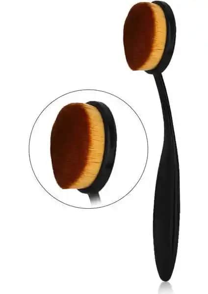 MUJGAN Profesyonel Kontur Fırçası - Kaşık ile Doğal ve Kusursuz Makyaj Uygulaması