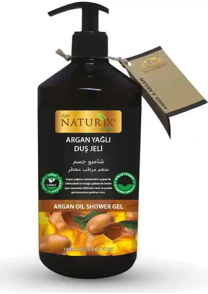 Naturix Argan Yağlı Duş Jeli: Doğal ve Hassas Ciltler İçin Güvenli Temizlik Ürünü
