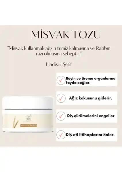 Nema Natural Misvak Tozu Doğal Diş Temizliği ve Ferahlık İçin Güvenilir Bir Seçenek