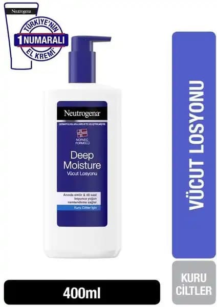 Neutrogena Derin Nem Sağlayan Parfümlü Vücut Losyonu - Günlük Bakım İçin Etkili Çözüm