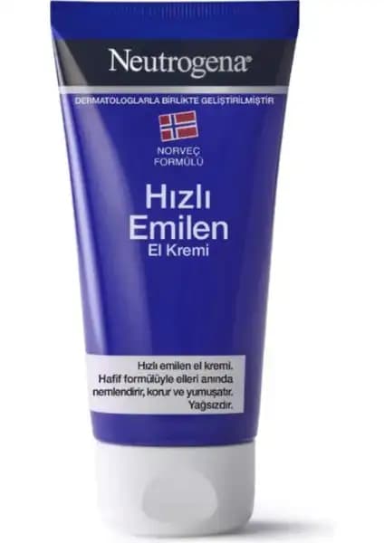 Neutrogena Hızlı Emilen El Kremi: Hafif ve Etkili Günlük El Bakım Kremi