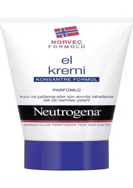 Neutrogena Konsantre Formül Parfümlü El Kremi: Yoğun Nemlendirme ve Koruma Sağlayan Ürün