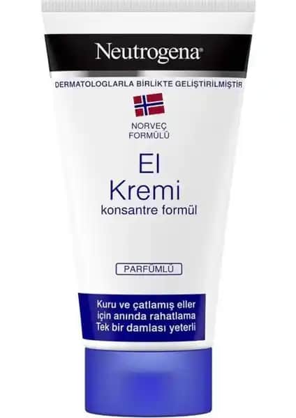 Neutrogena Norveç Formülü El Kremi 75ML - Kuru ve Çatlamış Eller İçin Etkili Bakım