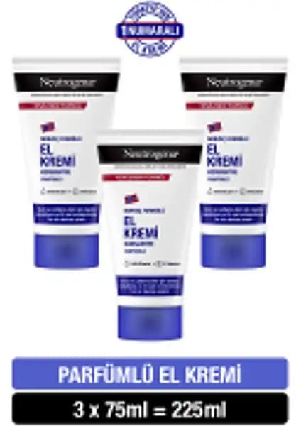 Neutrogena Norveç Formülü El Kremi Parfümlü: Yüksek Nemlendirme ve Cilt Onarımı Özellikleri
