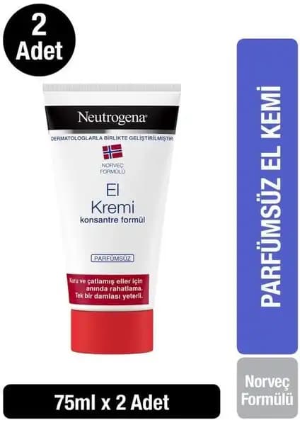 Neutrogena Norveç Formülü El Kremi Parfümsüz: Hassas ve Kuru Ciltler İçin Güçlü Nemlendirme Çözümü