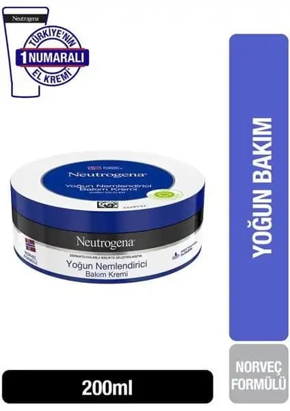 Neutrogena Norveç Formülü Yoğun Bakım Kremi: Kuru ve Hassas Ciltler İçin Etkili Nemlendirme Çözümü