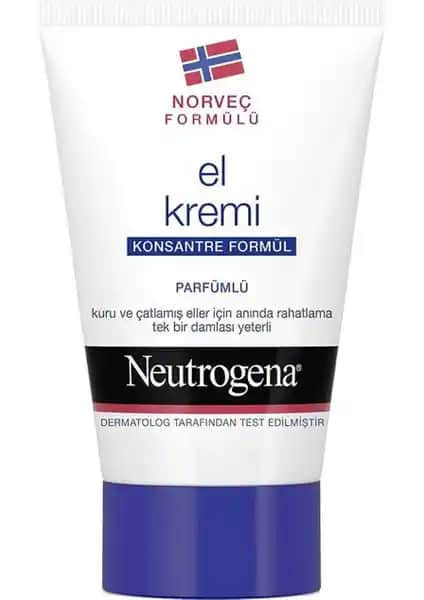 Neutrogena Parfümlü El Kremi: Yüksek Nemlendirme ve Hoş Koku ile Günlük Elleri Koruma
