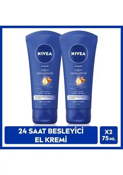 Nivea Besleyici ve Derinlemesine Bakım El Kremi 75 ml - Günlük Nemlendirme ve Koruma