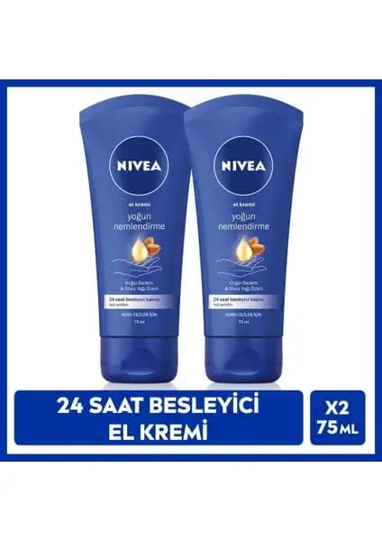 Nivea Besleyici ve Derinlemesine Bakım El Kremi 75 ml - Günlük Nemlendirme ve Koruma