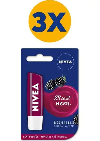 Nivea Böğürtlen Dudak Bakım Kremi ile Dudaklarınızı Koruyun ve Parlaklaştırın