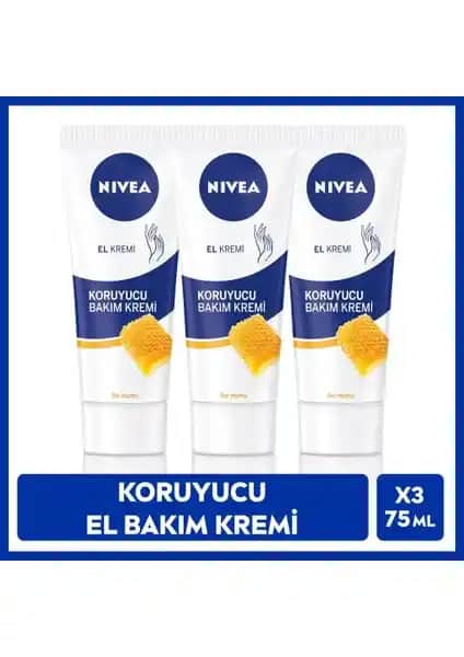Nivea Koruyucu Bakım El Kremi Bal Mumu İçeriğiyle Günlük Nemlendirme ve Koruma