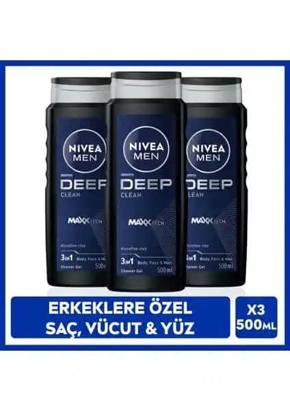 Nivea Men Deep Dimension Duş Jeli: Çok Yönlü Erkek Bakım Ürünü Özellikleri ve Faydaları