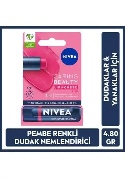 Nivea Renkli Dudak Bakım Kremi: Güneş Koruma ve Nemlendirme Özelliğiyle Doğal Dudaklar