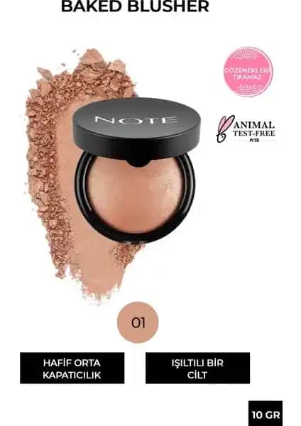 Note Cosmetics Baked Blusher Işıltılı ve Doğal Görünüm İçin Mükemmel Seçenek