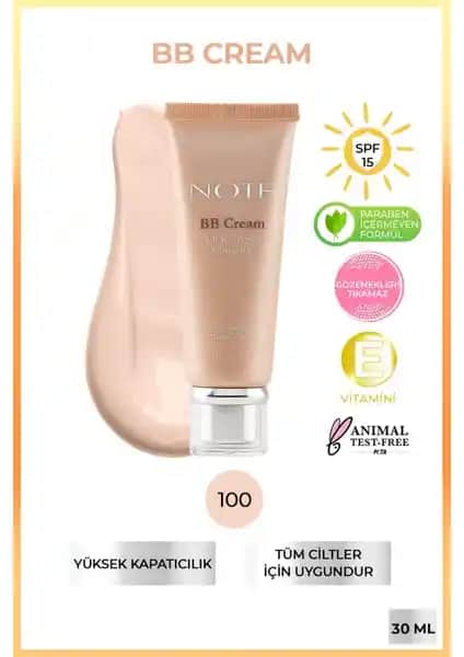 Note Cosmetics BB Krem SPF 15 ile Günlük Cilt Bakımında Doğal ve Koruyucu Çözüm