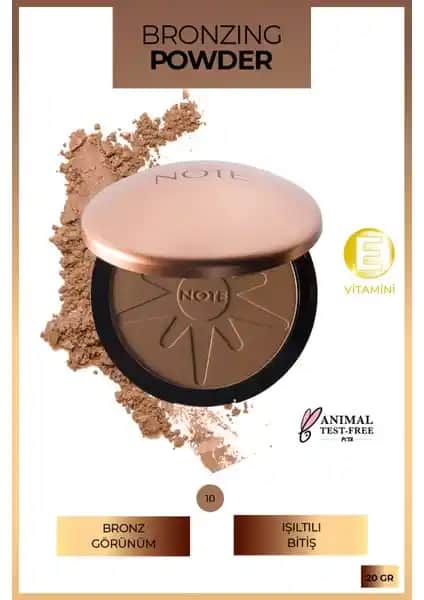 Note Cosmetics Bronzing Powder Bej 10 ile Doğal ve Işıltılı Makyaj Deneyimi