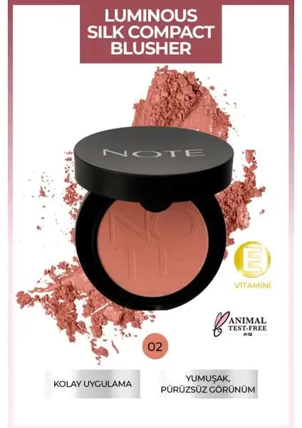 Note Cosmetics Luminous Silk Compact Allık: Doğal ve Parlak Görünüm İçin Mükemmel Seçenek