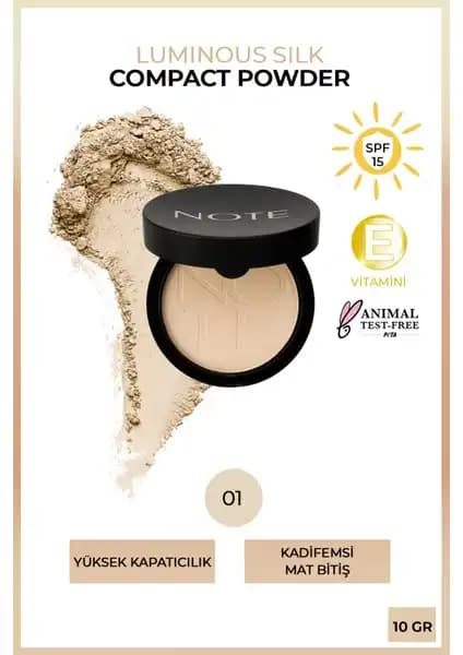 Note Cosmetics Luminous Silk Compact Powder: Doğal ve Kalıcı Makyaj İçin Uygun Seçenek