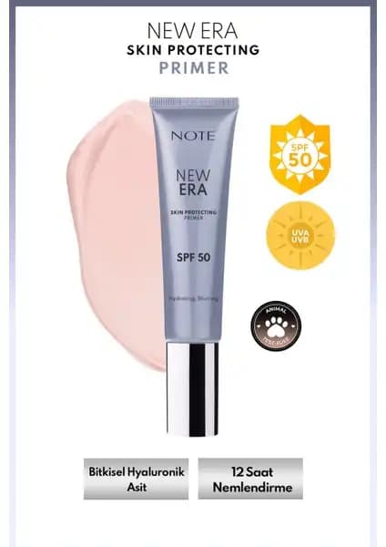 Note Cosmetics Yeni Nesil Güneş Koruyucu Makyaj Bazı SPF 50 ile Cilt Koruma ve Parlaklık