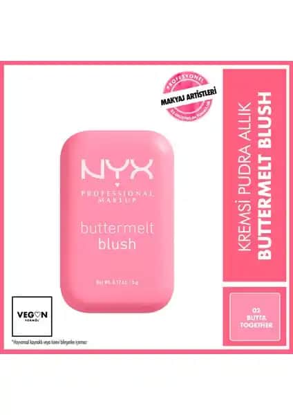 NYX Buttermelt Blush Kremsi Pudra Allık İncelemesi ve Kullanıcı Yorumları