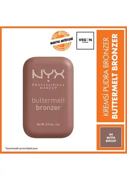 NYX Buttermelt Bronzer 04 Butta Biscuit ile Doğal ve Kalıcı Makyaj Deneyimi