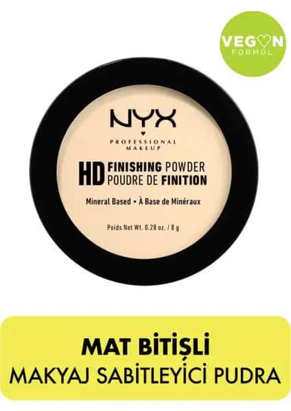 NYX Profesyonel Makyaj Sabitleyici Pudra Banana, Gün Boyu Mat ve Taze Görünüm Sağlar