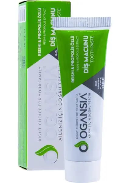 Ogansia Reishi ve Propolis Özlü Doğal Diş Macunu: Hassas ve Etkili Ağız Bakımı Ürünü