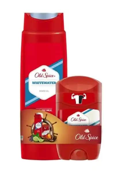 Old Spice Whitewater Erkek Bakım Seti: Ferahlatıcı Duş Jeli ve Deostick Paketi