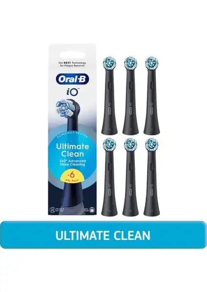Oral-B iO Ultimate Clean Siyah Diş Fırçası Yedek Başlığı: Üstün Temizlik ve Güvenilirlik